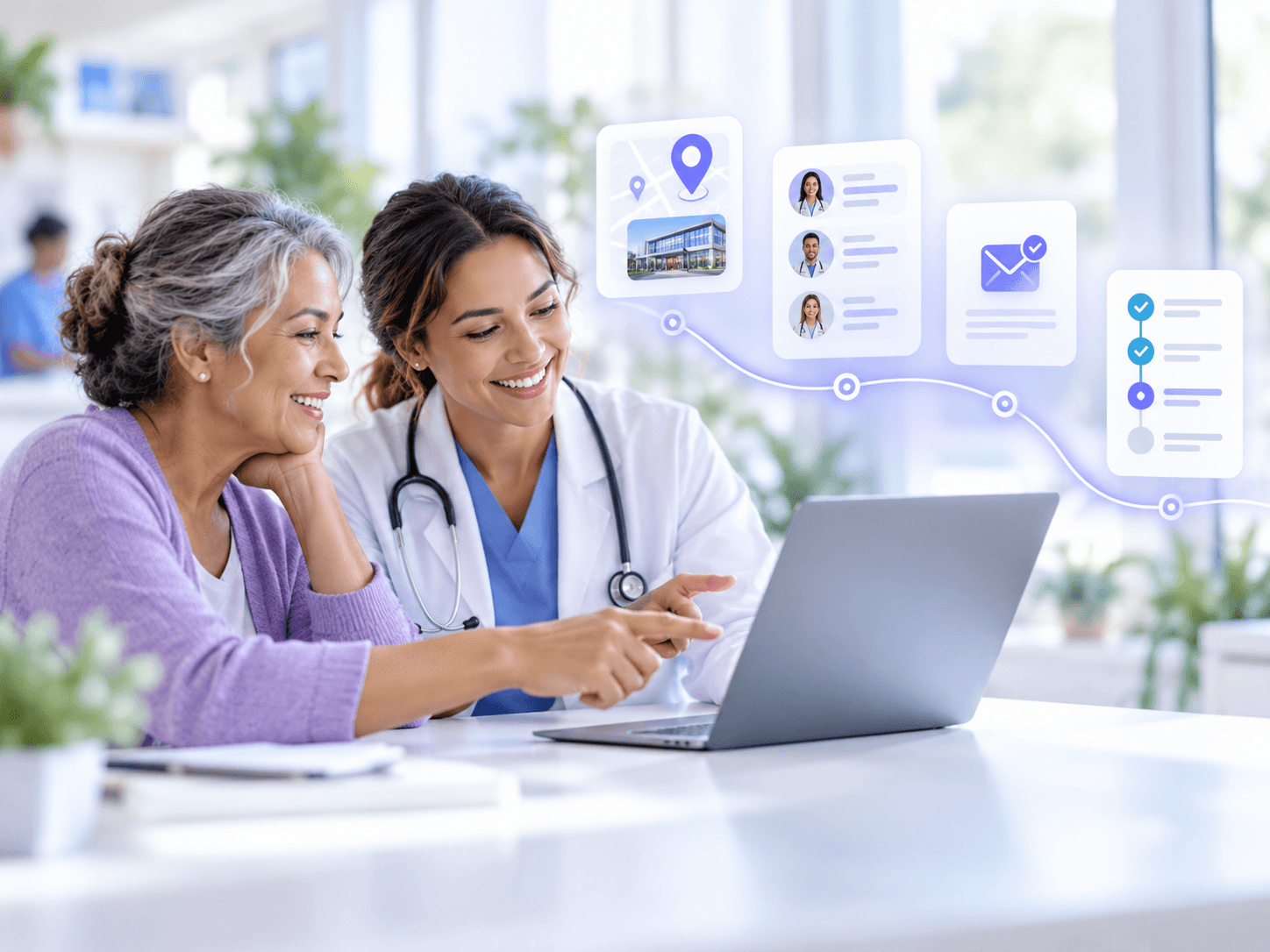 Healthcare professionals collaborating at Zoiko Access